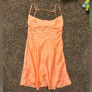 Zara Satin Effect Mini Dress